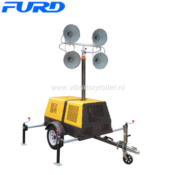 Vehicle-mounted Telescopic Light Tower With Generator